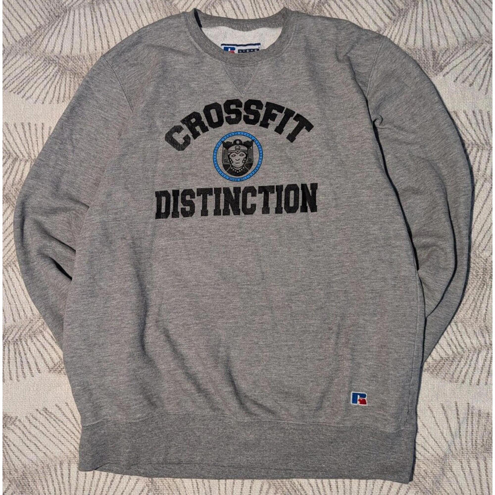 VTG 90’s Crossfit Distinction Crewneck Sweatshirt Men’s Size L Russell Athletic